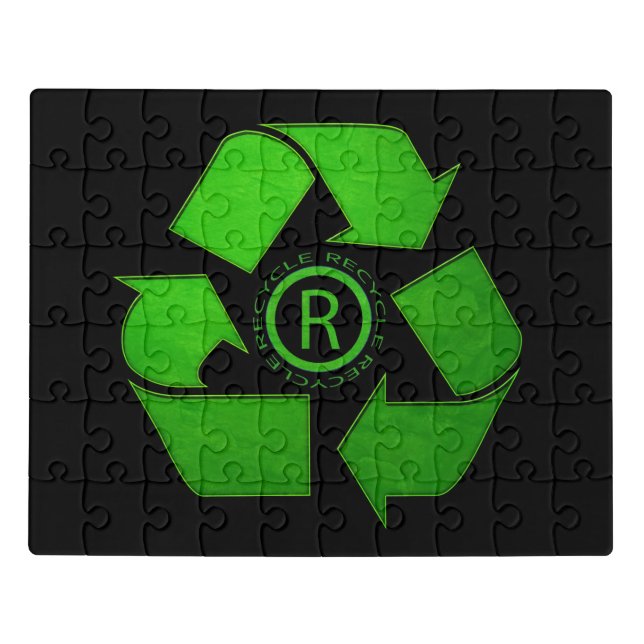 Recycle Logo by Shirley Taylor Jigsaw Puzzle (Puzzle Horizontal)