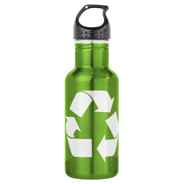 Recycle Logo Liberty Stainless Steel Water Bottle (Front)