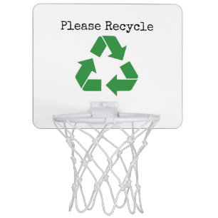 Recycle Mini Basketball Hoop
