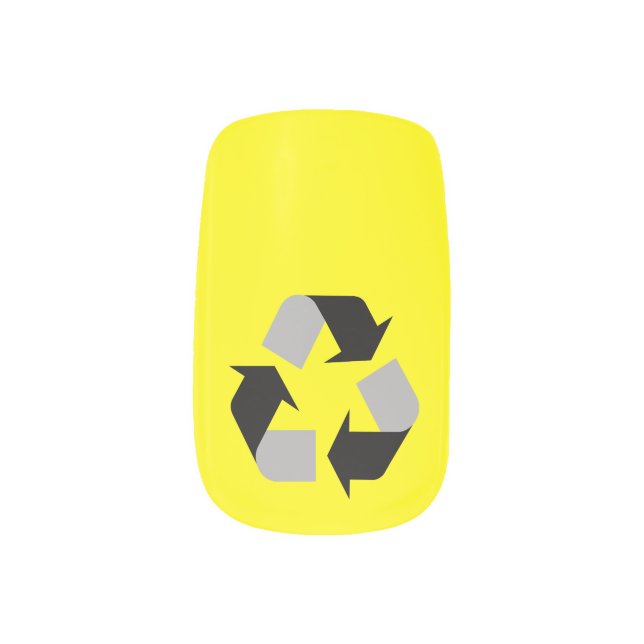 Recycle Minx Nail Art (Right Thumb)
