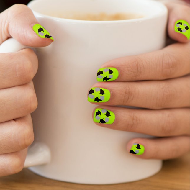 Recycle Minx Nail Wraps (Insitu - Mug)