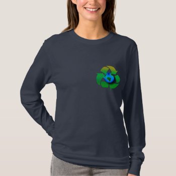Recycle Our Planet Series T-shirt by EarthGifts at Zazzle