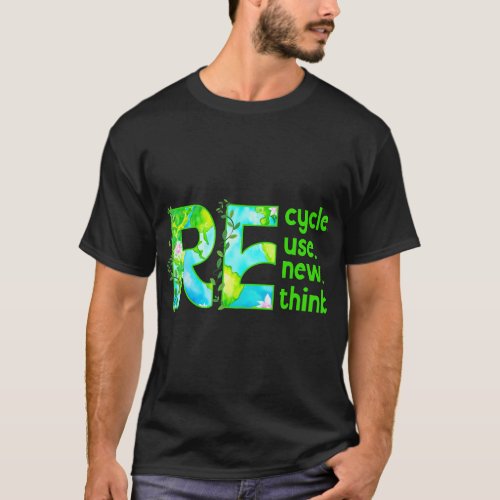 Recycle Outfit For Earth Day Reuse T_Shirt