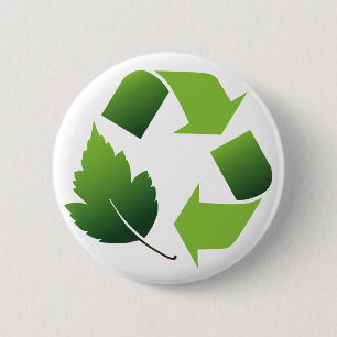 Recycle Pinback Button