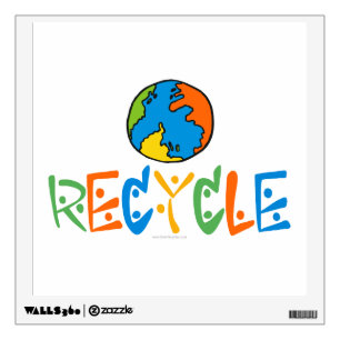 Recycle, Recycling Wall Decal