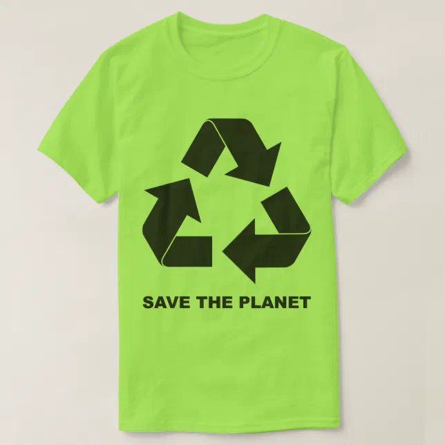 Recycle Save The Recycling Logo TShirt Zazzle