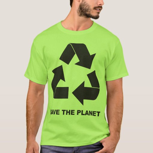 Recycle Save The Recycling Logo TShirt Zazzle