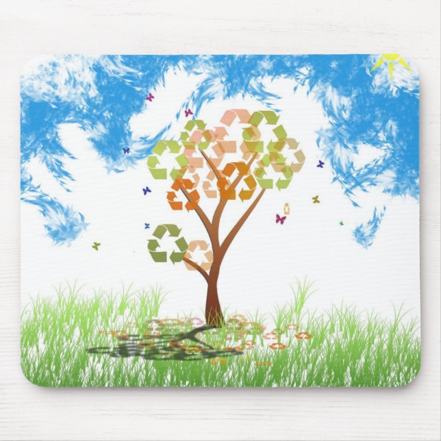 Recycle season mouse pad (Front)