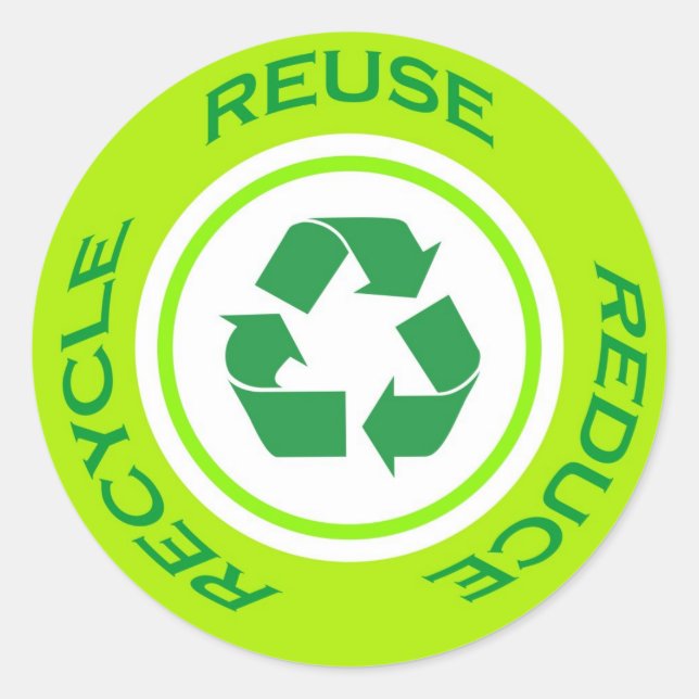 Recycle sign - Sticker (Front)