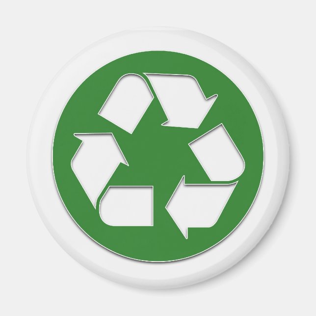 recycle sticker magnet (Front)