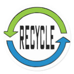 Recycle stickers
