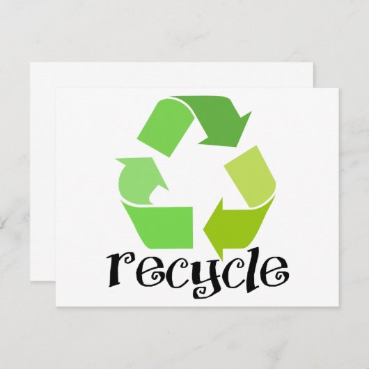 Recycle Symbol! (Front/Back)