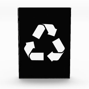 RECYCLE SYMBOL ACRYLIC AWARD