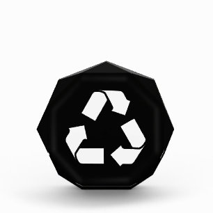 RECYCLE SYMBOL ACRYLIC AWARD