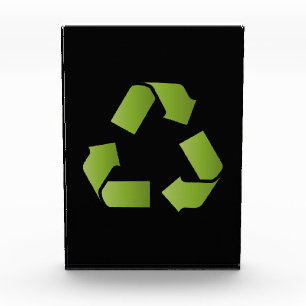 RECYCLE SYMBOL ACRYLIC AWARD