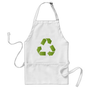 RECYCLE SYMBOL ADULT APRON