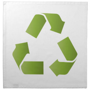RECYCLE SYMBOL CLOTH NAPKIN