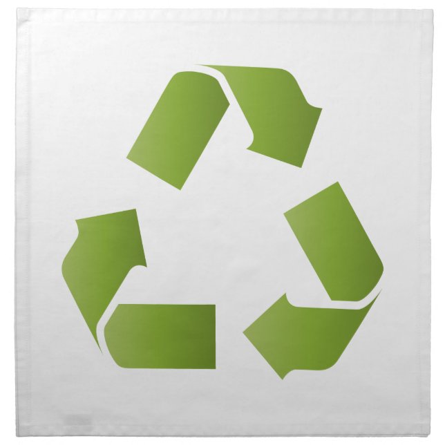 RECYCLE SYMBOL CLOTH NAPKIN (Front)