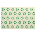 Recycle symbol fabric