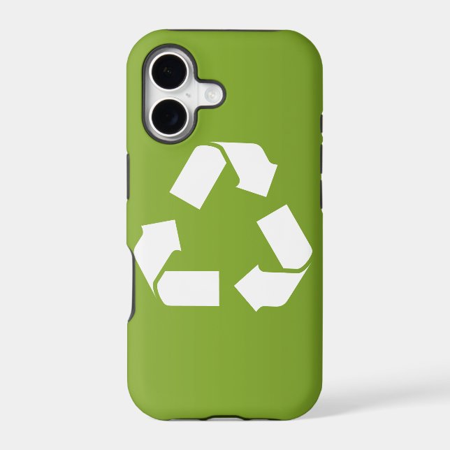 RECYCLE SYMBOL IPHONE CASE (Back)