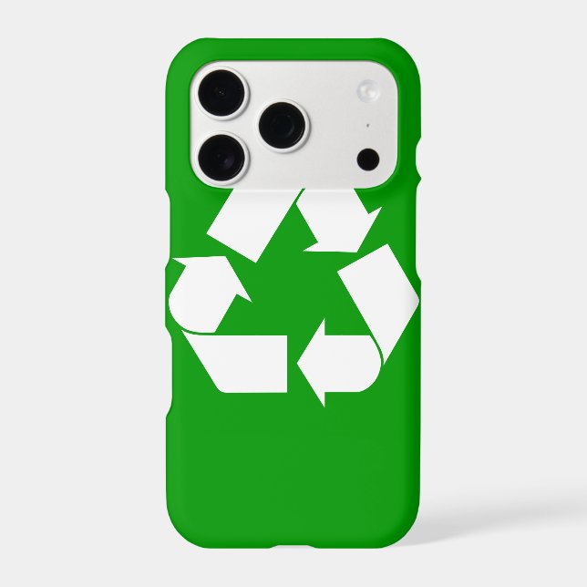 Recycle Symbol Iphone Case (Back)