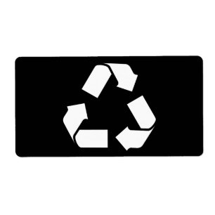 RECYCLE SYMBOL LABEL