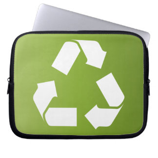 RECYCLE SYMBOL LAPTOP SLEEVE