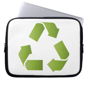 RECYCLE SYMBOL LAPTOP SLEEVE