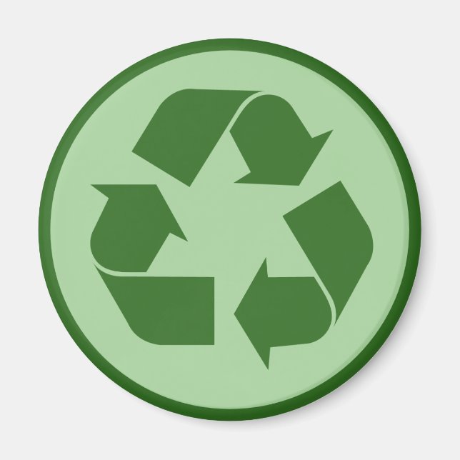 Recycle Symbol Magnet (Front)