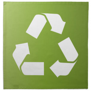 RECYCLE SYMBOL NAPKIN