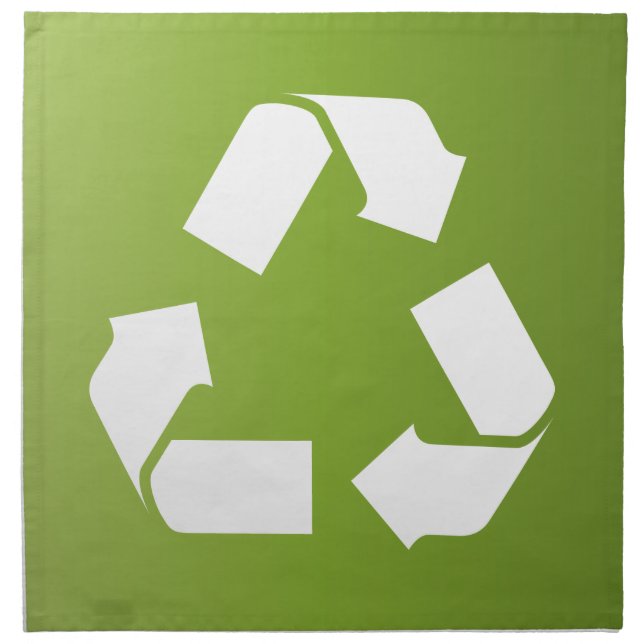 RECYCLE SYMBOL NAPKIN (Front)