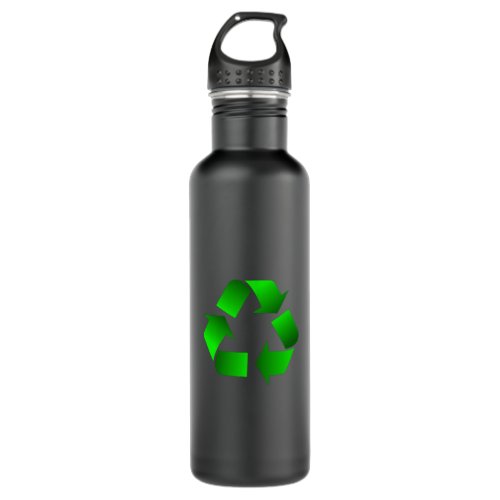 Recycle Symbol Stainless Steel Water Bottle