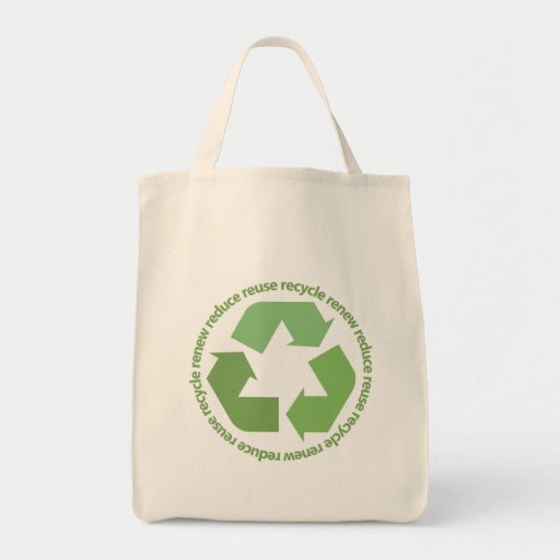 Recycle Symbol Tote Bag | Zazzle