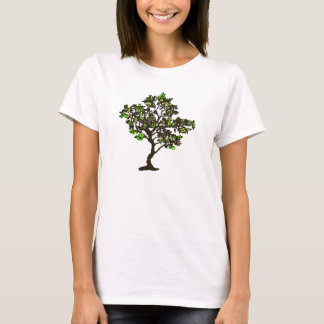 Recycle Symbol Tree Womens T-shirt