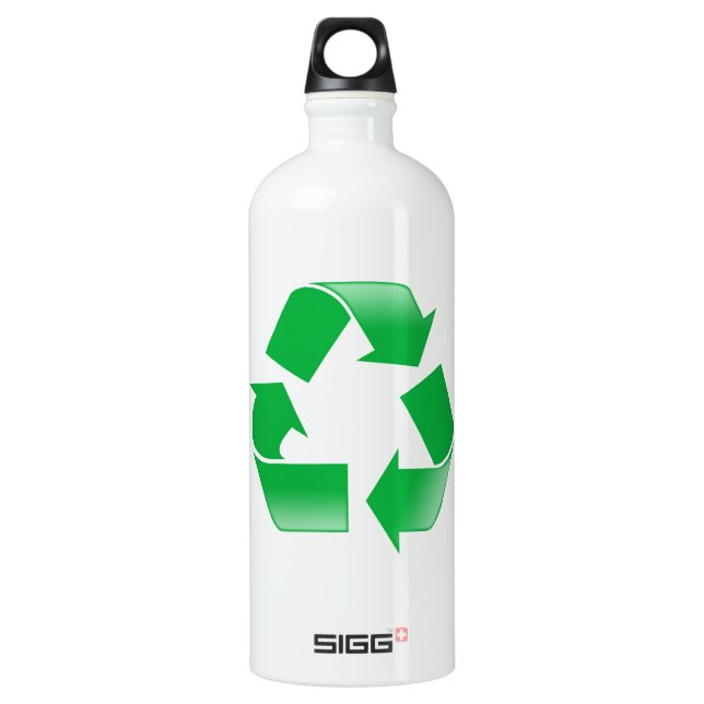 Recycle Symbol Water Bottle (Front)