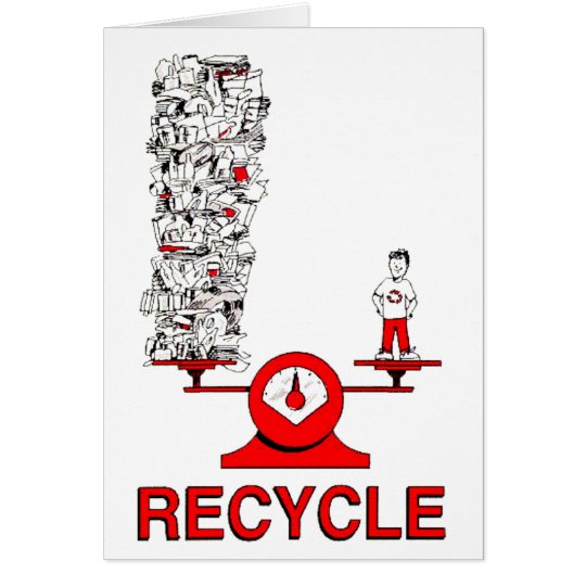 Recycle Trash Card