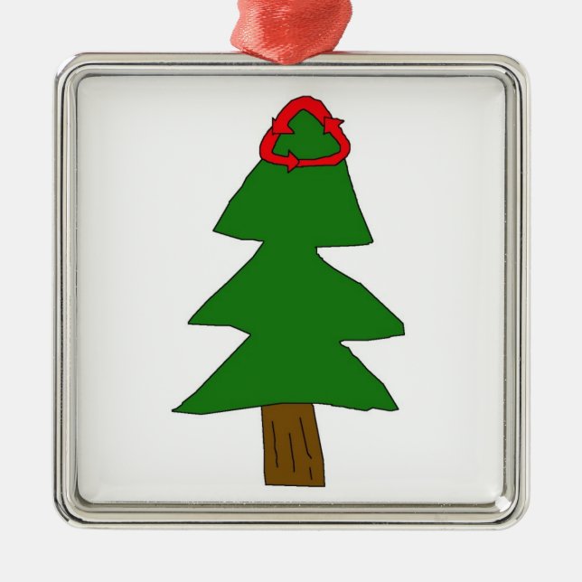 Recycle Tree ornament (Front)