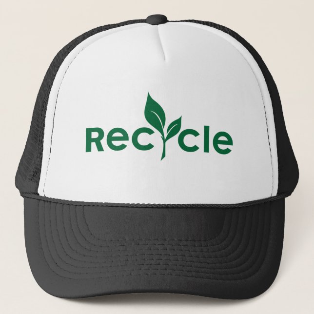 Recycle Trucker Hat (Front)