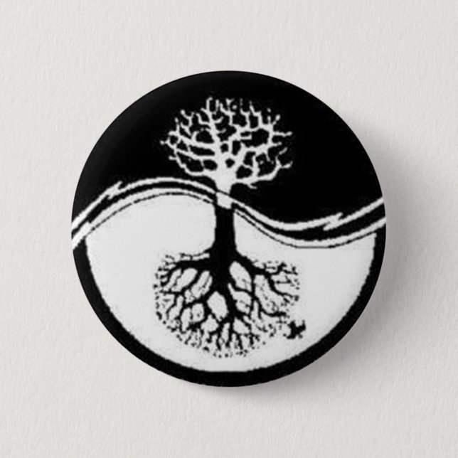 recycle yin yang button (Front)