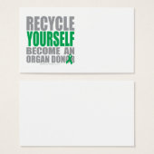 Recycle Yourself Organ Donor (Front & Back)