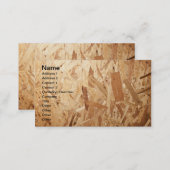 Recycled Compressed Wood Texture For Background Business Card (Front/Back)