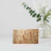 Recycled Compressed Wood Texture For Background Business Card (Standing Front)