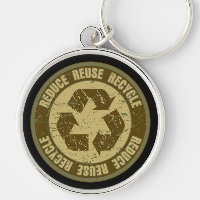 Recycled Grunge Keychain (Front)