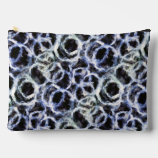 recycled indigo shibori : accessory pouch