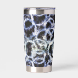 recycled indigo shibori : insulated tumbler