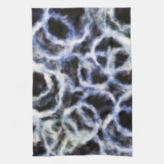 recycled indigo shibori : kitchen towel