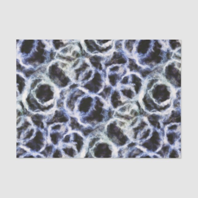 recycled indigo shibori : tissue paper (Front)