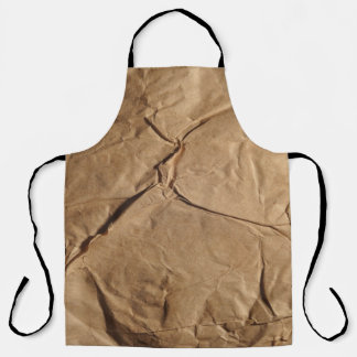 Recycled Paper: Eco-Friendly Texture. Apron