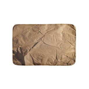 Recycled Paper: Eco-Friendly Texture. Bath Mat