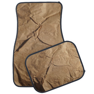 Recycled Paper: Eco-Friendly Texture. Car Floor Mat